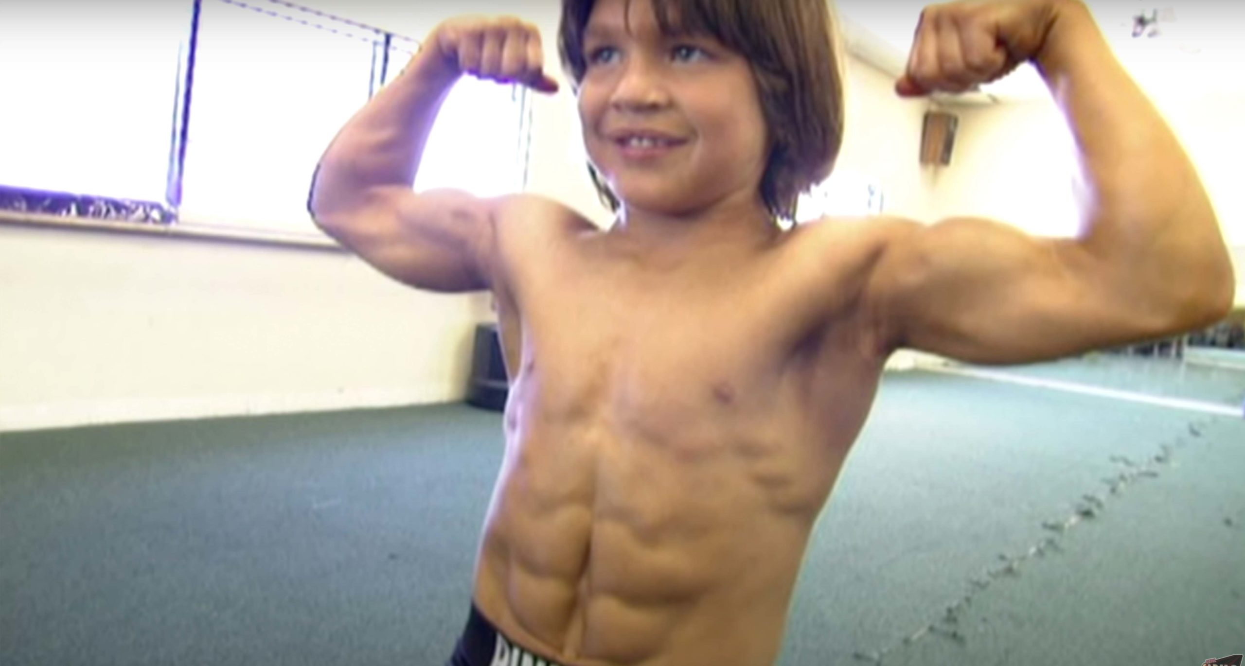 ‘Little Hercules’ was known as “The World’s Strongest Boy’ sit down