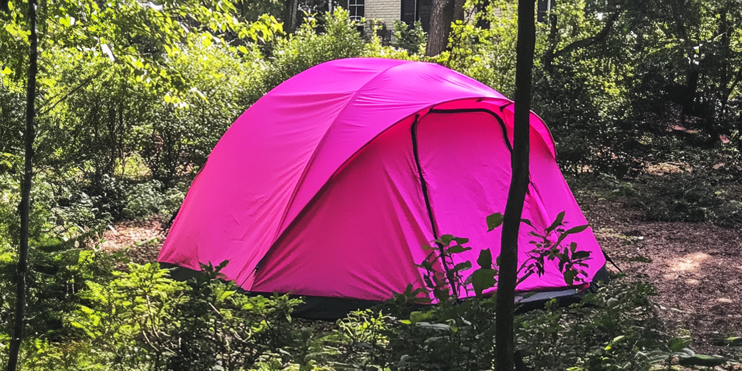 A hot pink tent | Source: Amomama