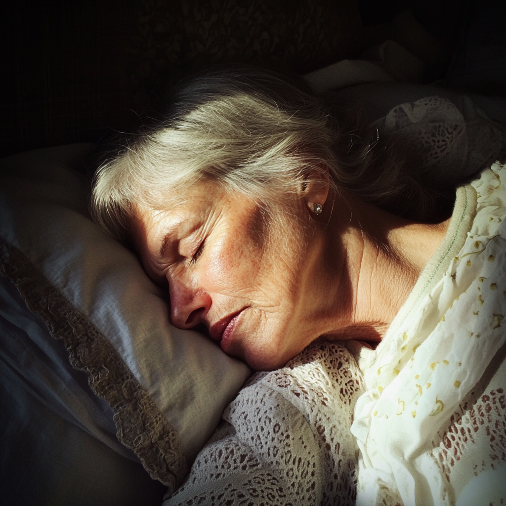 A sleeping woman | Source: Midjourney