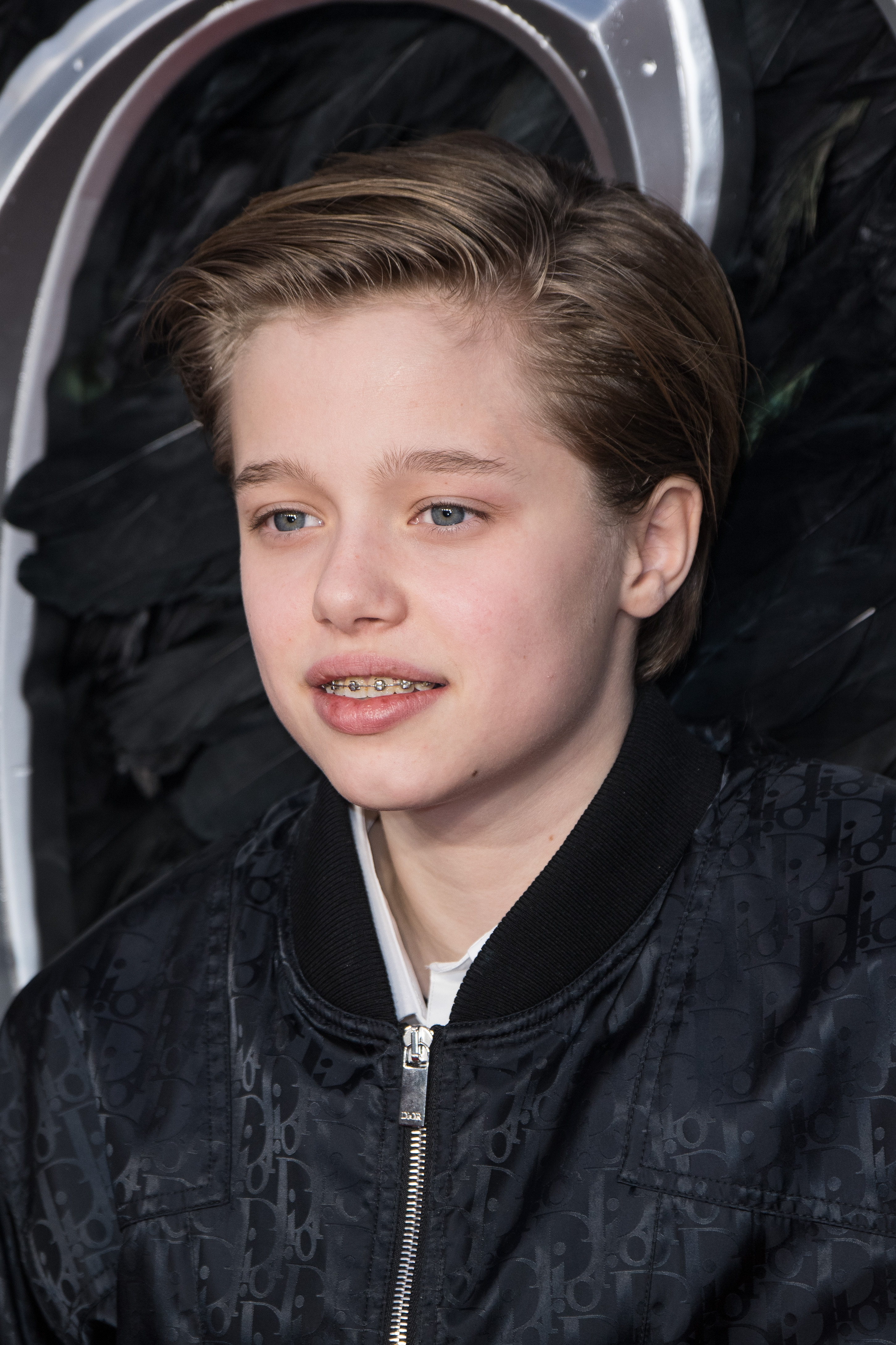 Shiloh Nouvel Jolie-Pitt at the "Maleficent: Mistress of Evil" premiere in London in 2019