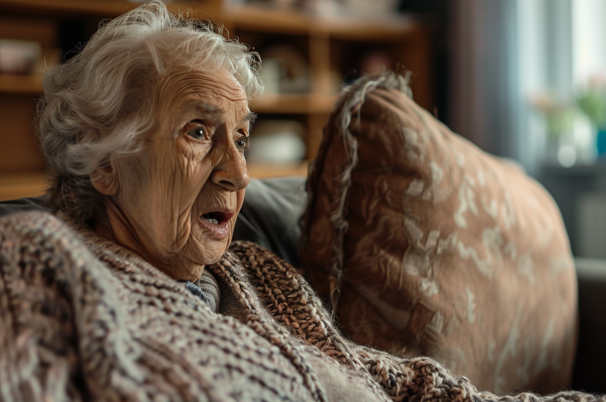 A shocked and concerned woman | Source: Midjourney