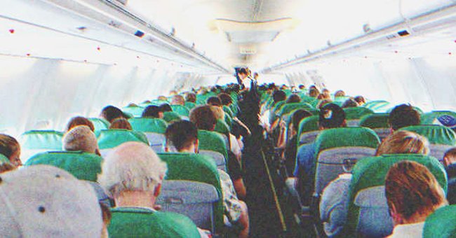 A plane full of passengers | Source: Shutterstock