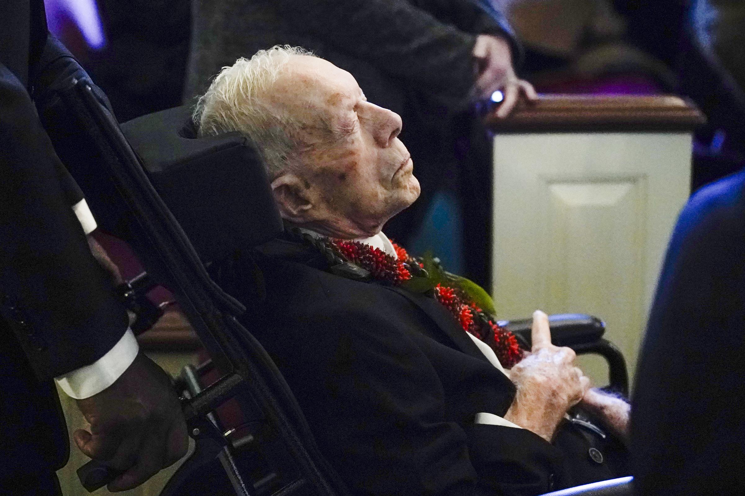 Former U.S. President Jimmy Carter at Maranatha Baptist Church in Plains, Georgia, on November 29, 2023 | Source: Getty Images